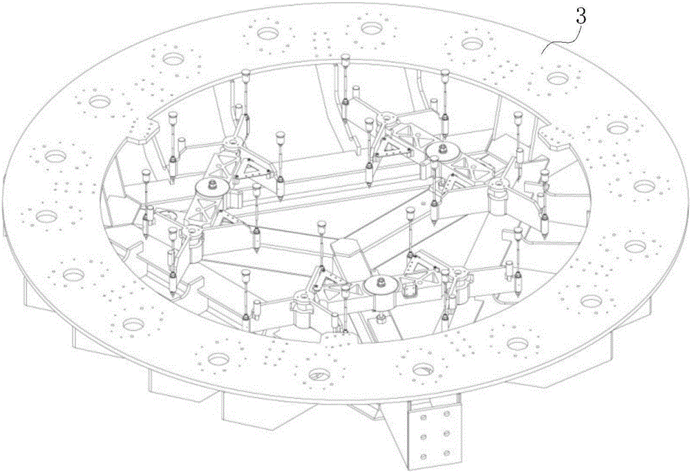 Angle-adaptive high-precision mirror-body lateral support mechanism