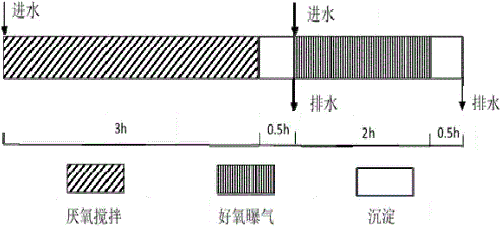 Device and method for deep denitrification and enrichment of glycogen accumulating organisms