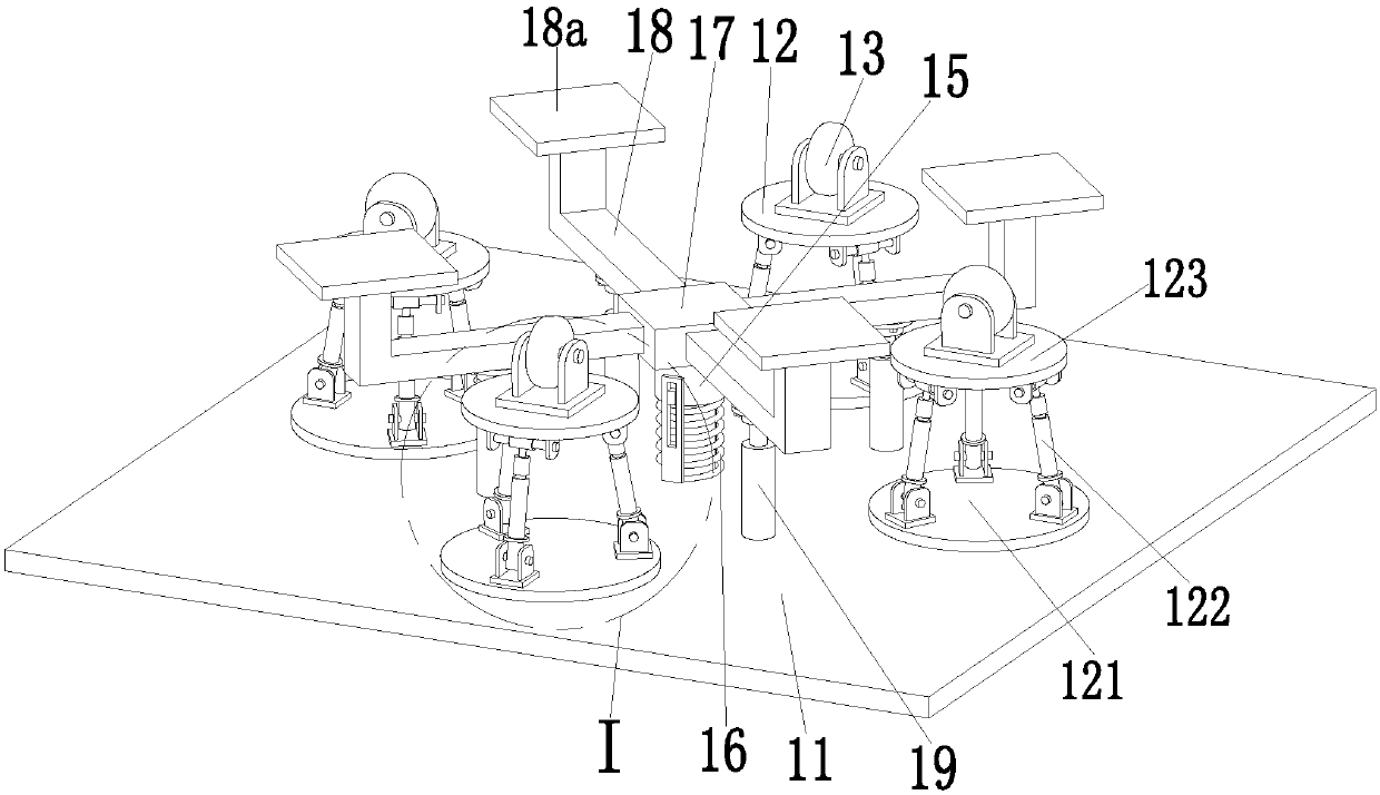 Intelligent robot for cleaning high-altitude glass curtain wall of office building