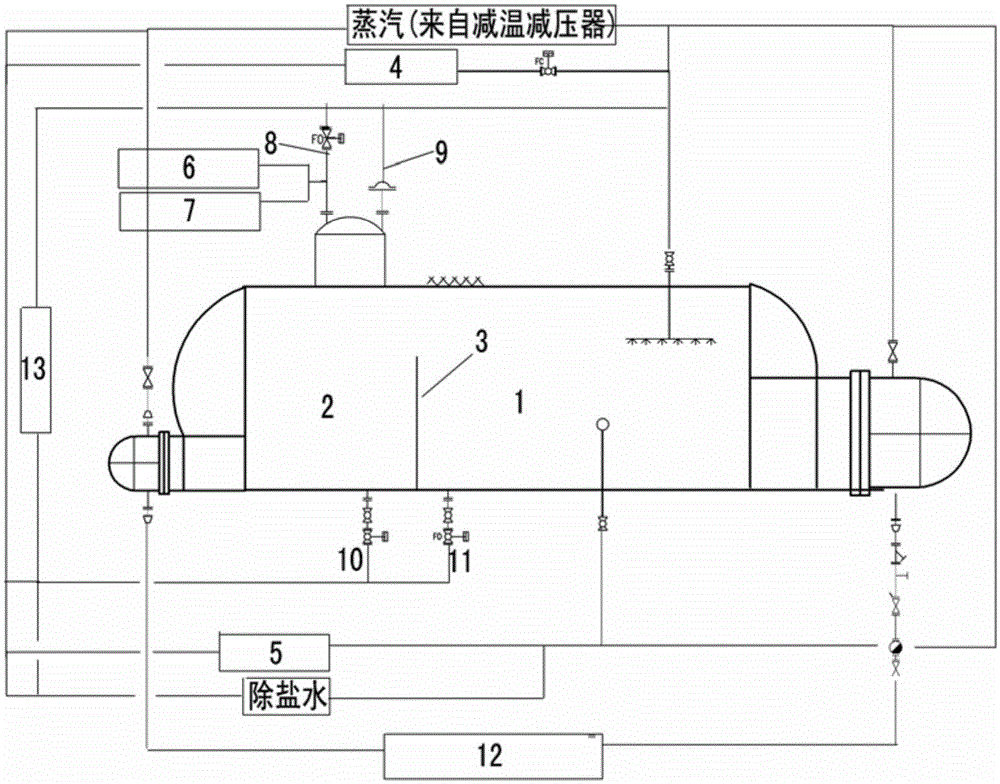 Flue gas SCR denitration urea catalytic hydrolysis ammonia production system and method