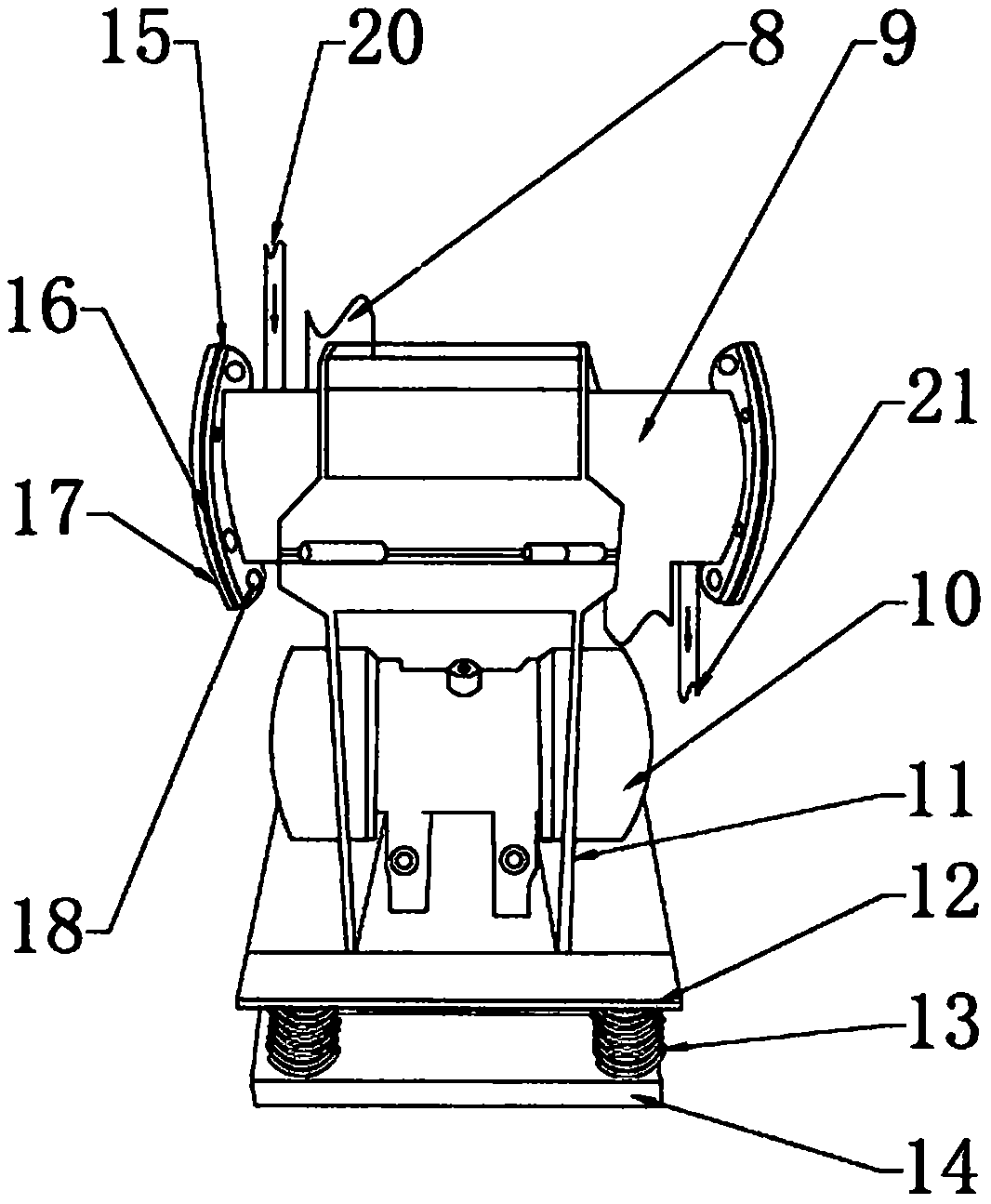 An Efficient Vibration Swing Impact Nanomachine System