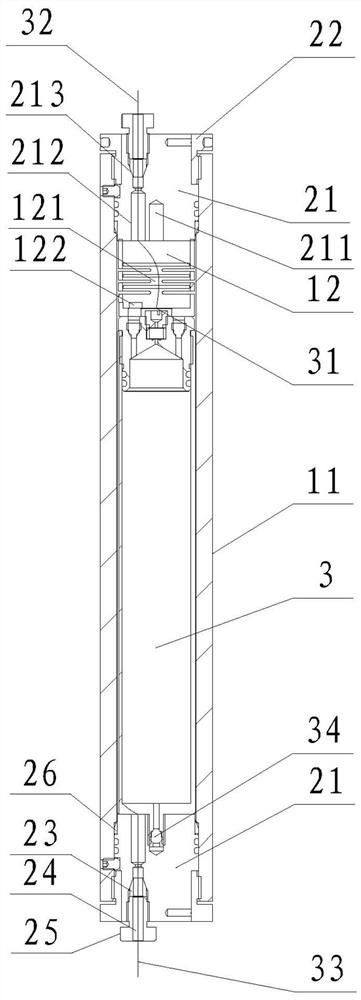 Protection device of fiber grating detector