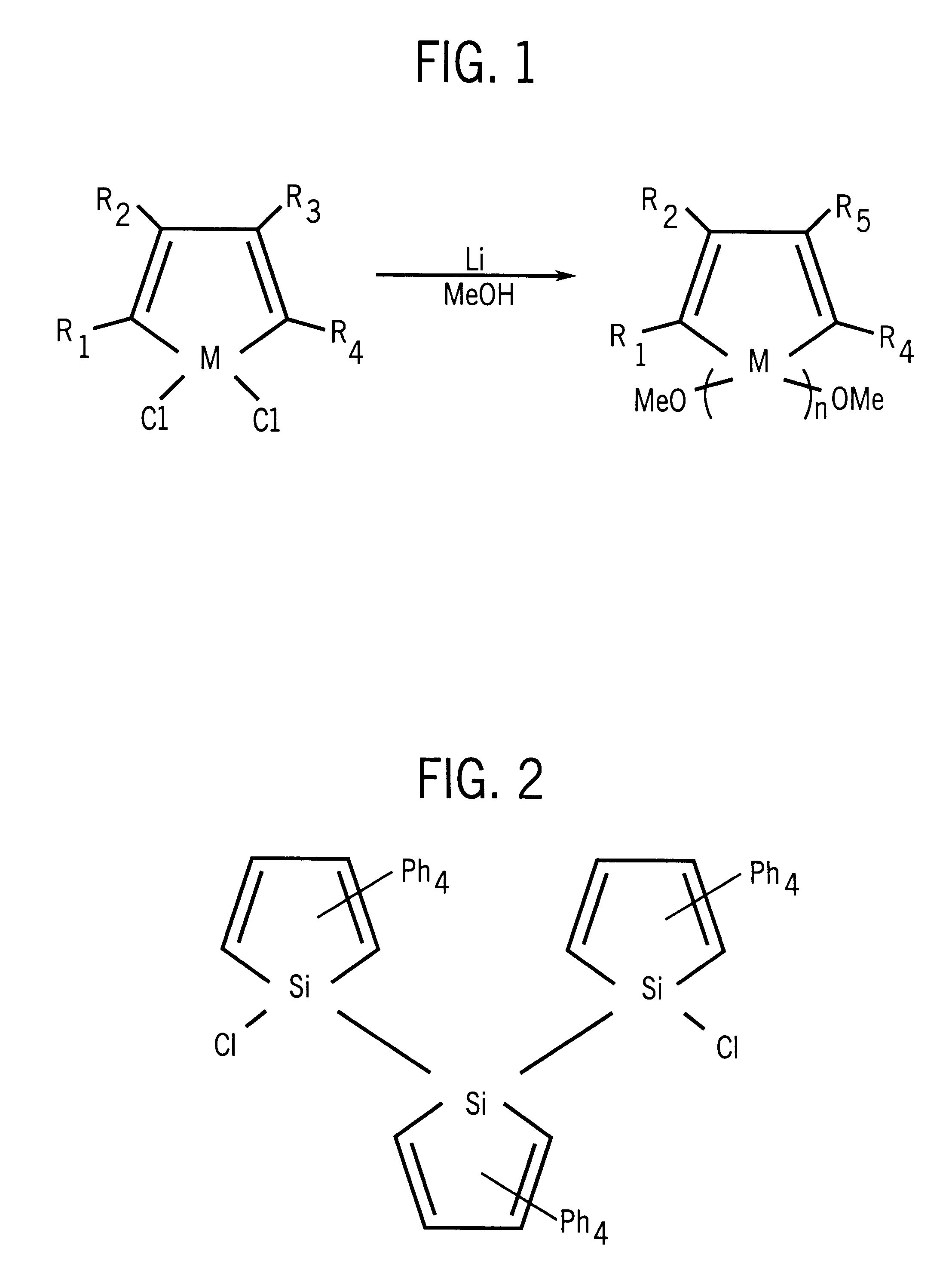 Polysiloles and polygermoles