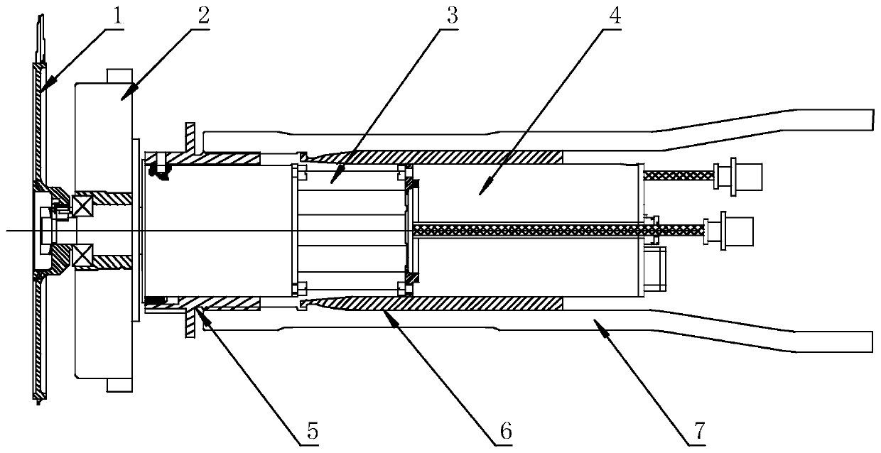 Multifunctional airplane brake cooling control device