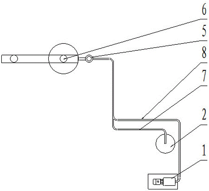 Talcum powder feeding device and talcum powder feeding method for powdery emulsion explosive