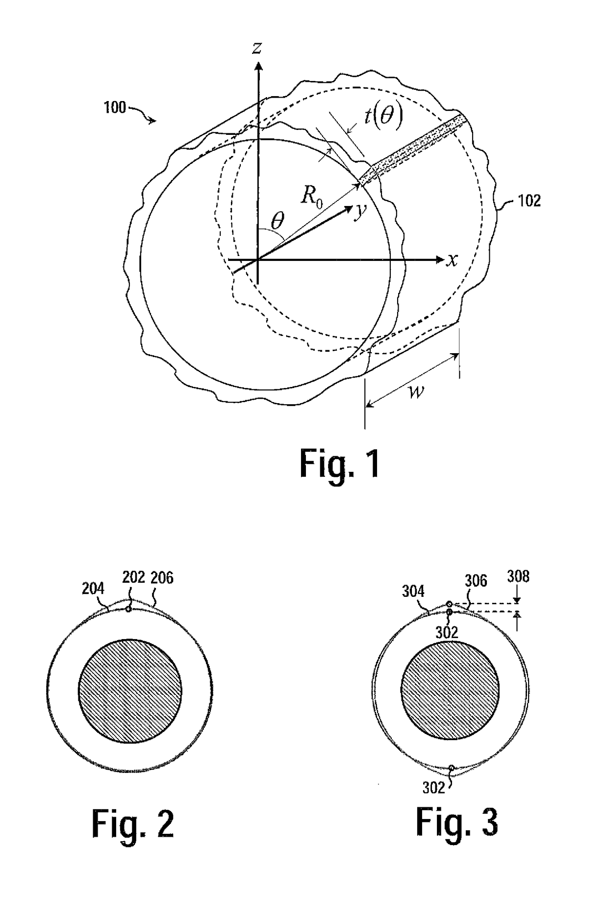 Method for prediction and control of tire uniformity parameters from crown thickness variation