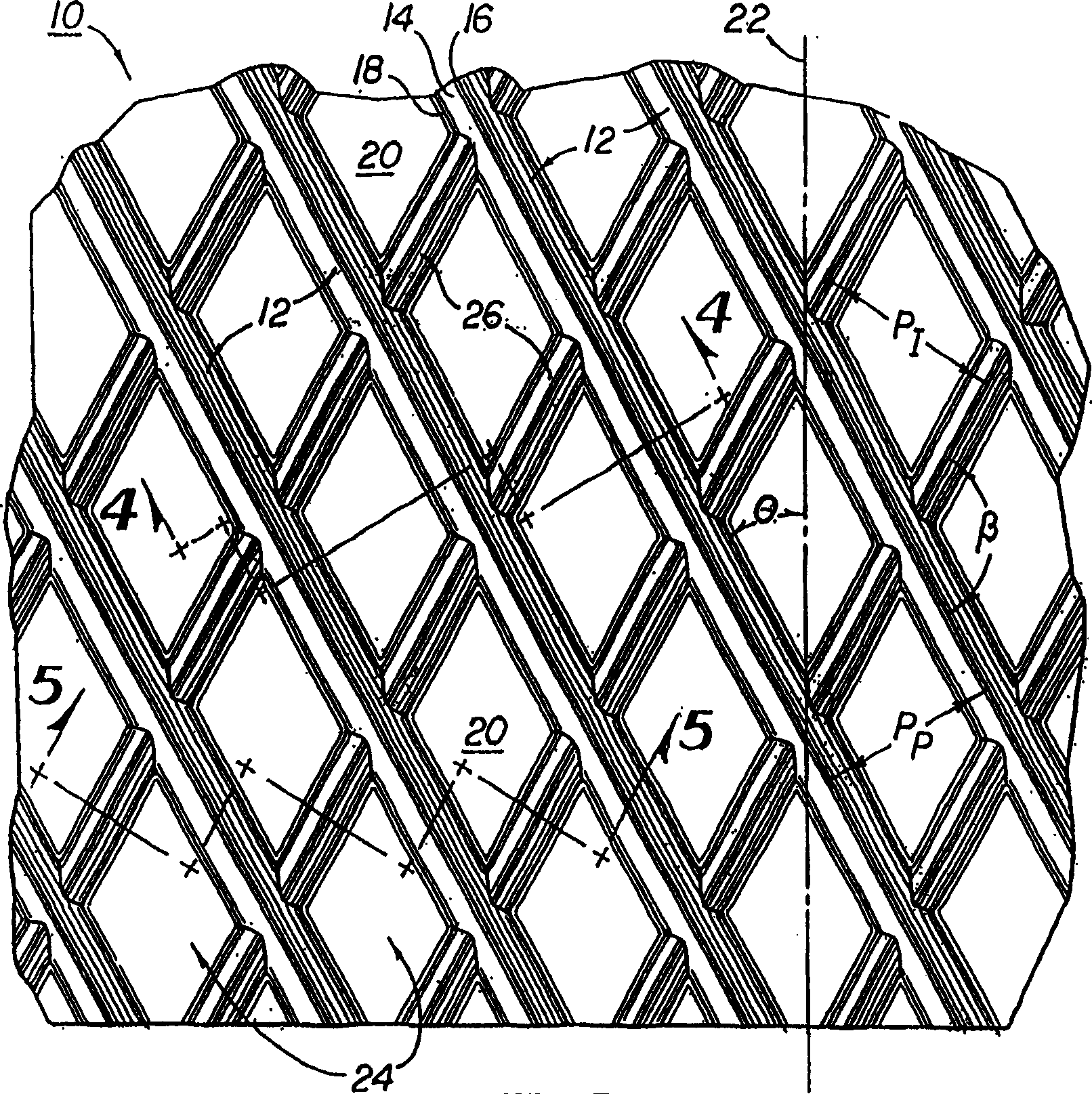 Improved heat transfer tube with grooved inner surface