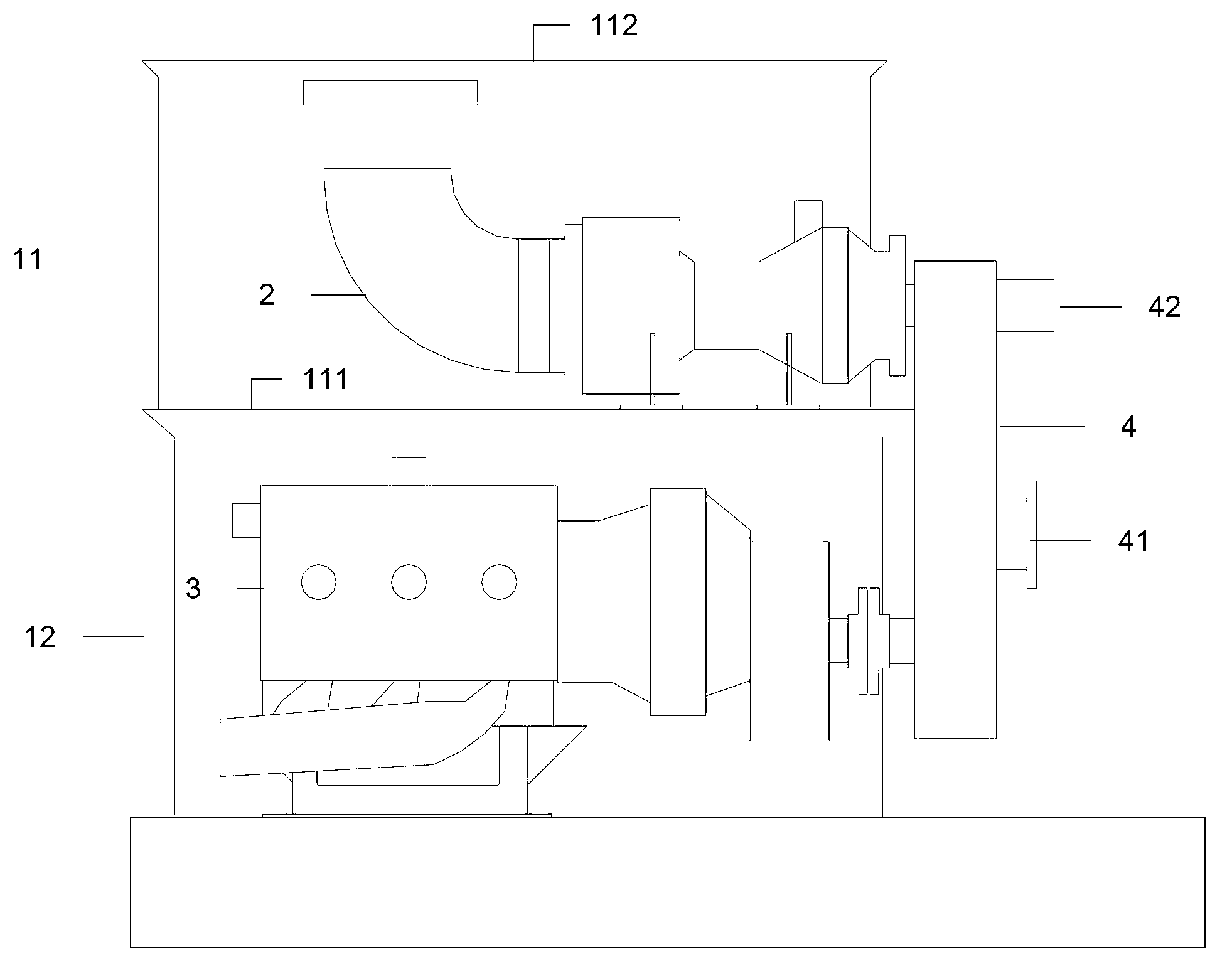 Integrated high-pressure pumping equipment