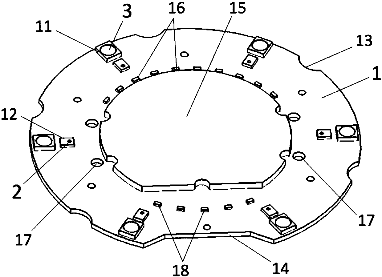 New-type microphone mounting panel