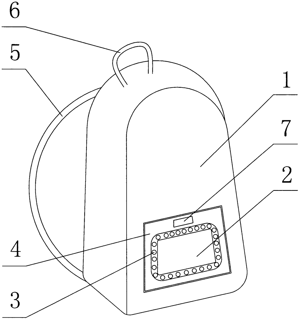 School bag capable of preventing students from forgetting books and method thereof