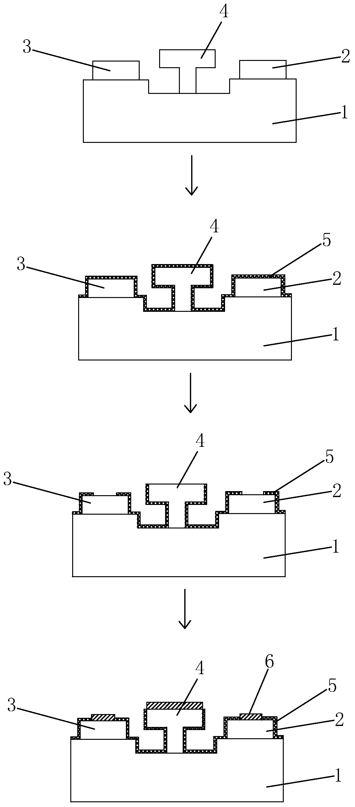 A kind of manufacturing method of high mobility electron transistor