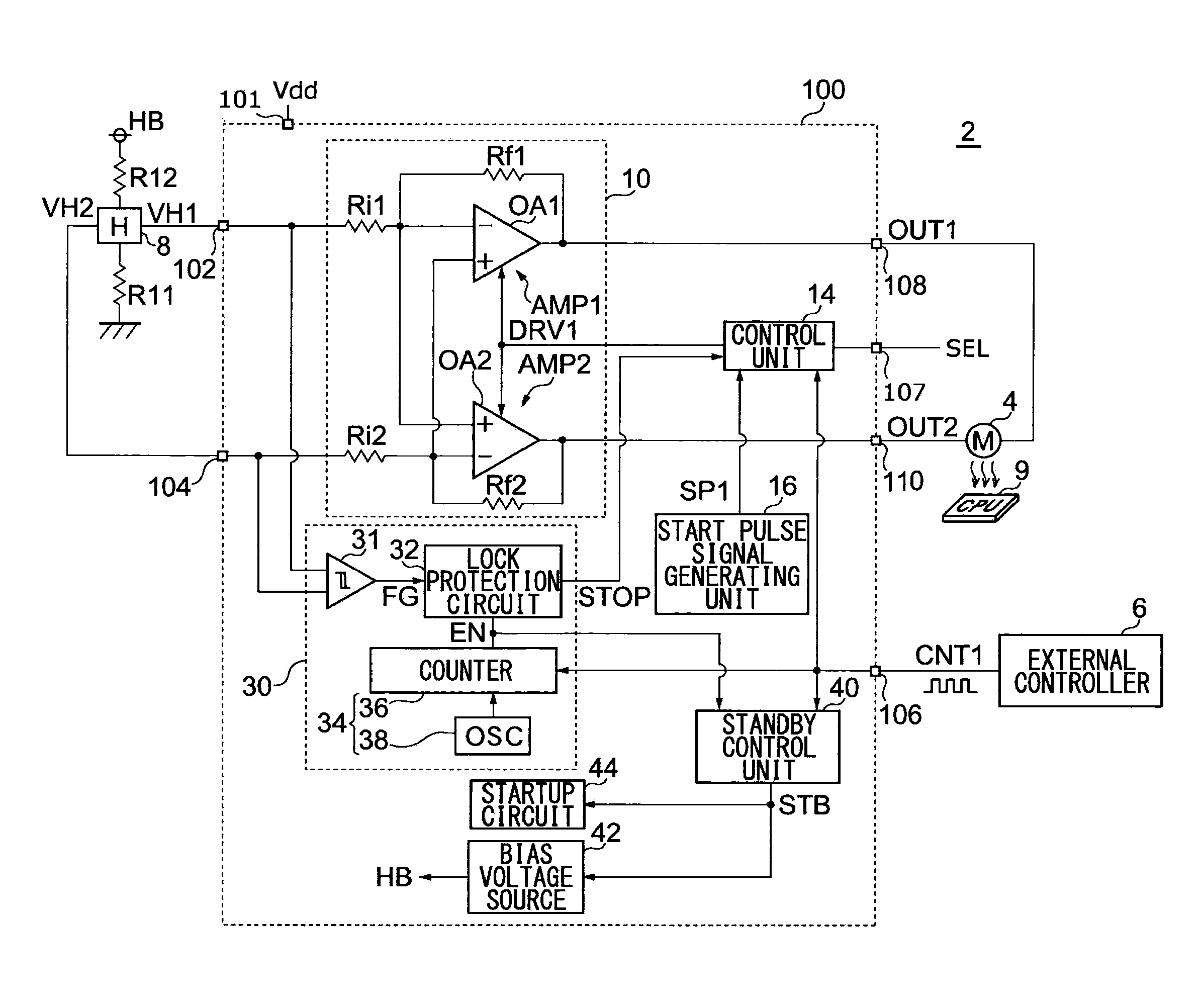 Motor driving circuit and method for driving motor