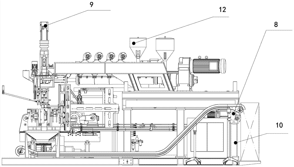 Double-station bent arm connecting rod motor structure