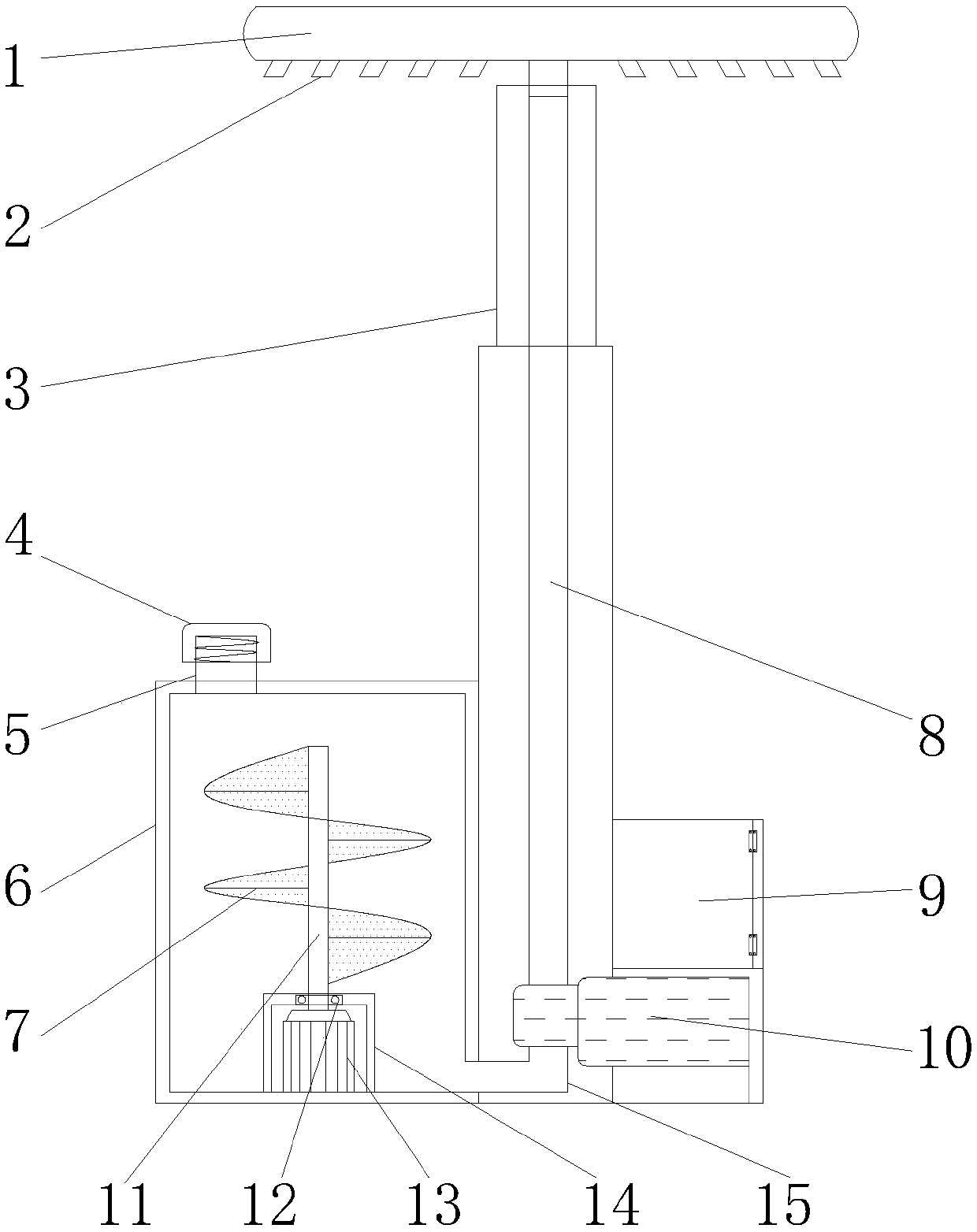 Agricultural intelligent regular spraying device