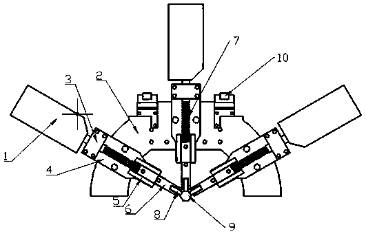 Straightness detection device for hexahedral shaft and data processing method