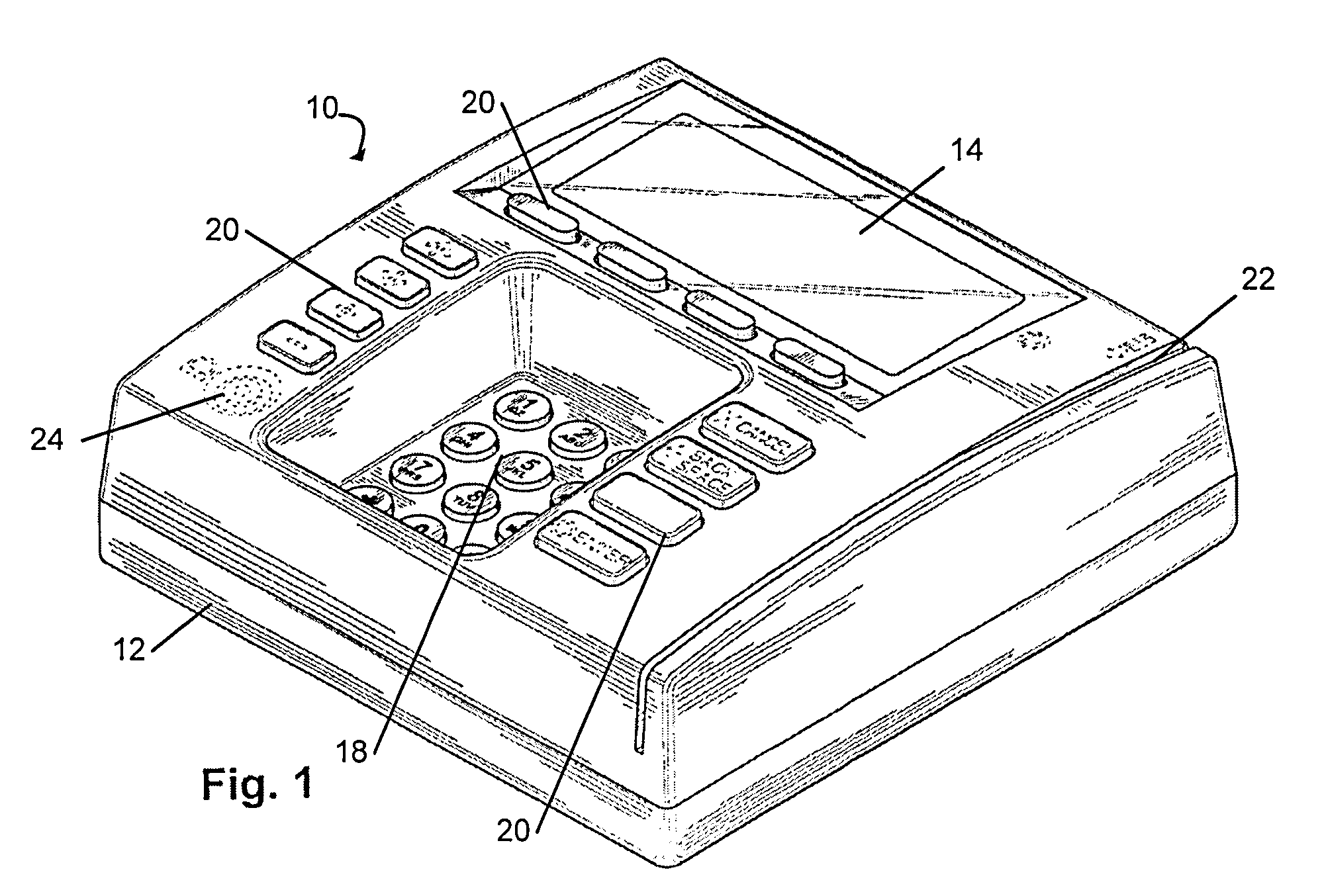 Central processing unit and encrypted pin pad for automated teller machines