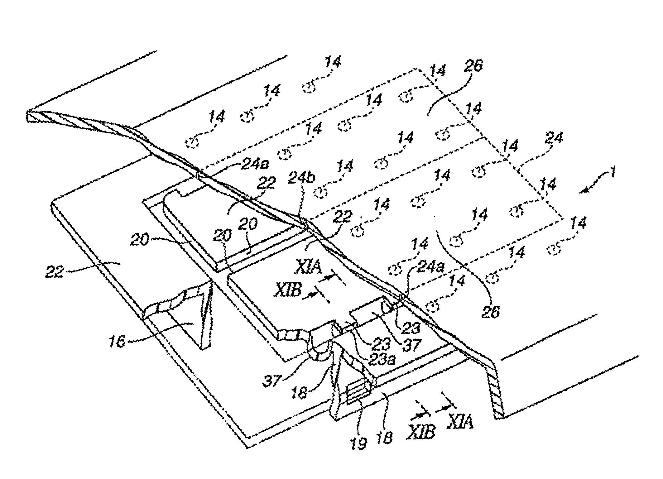 Cover body for air bag apparatus