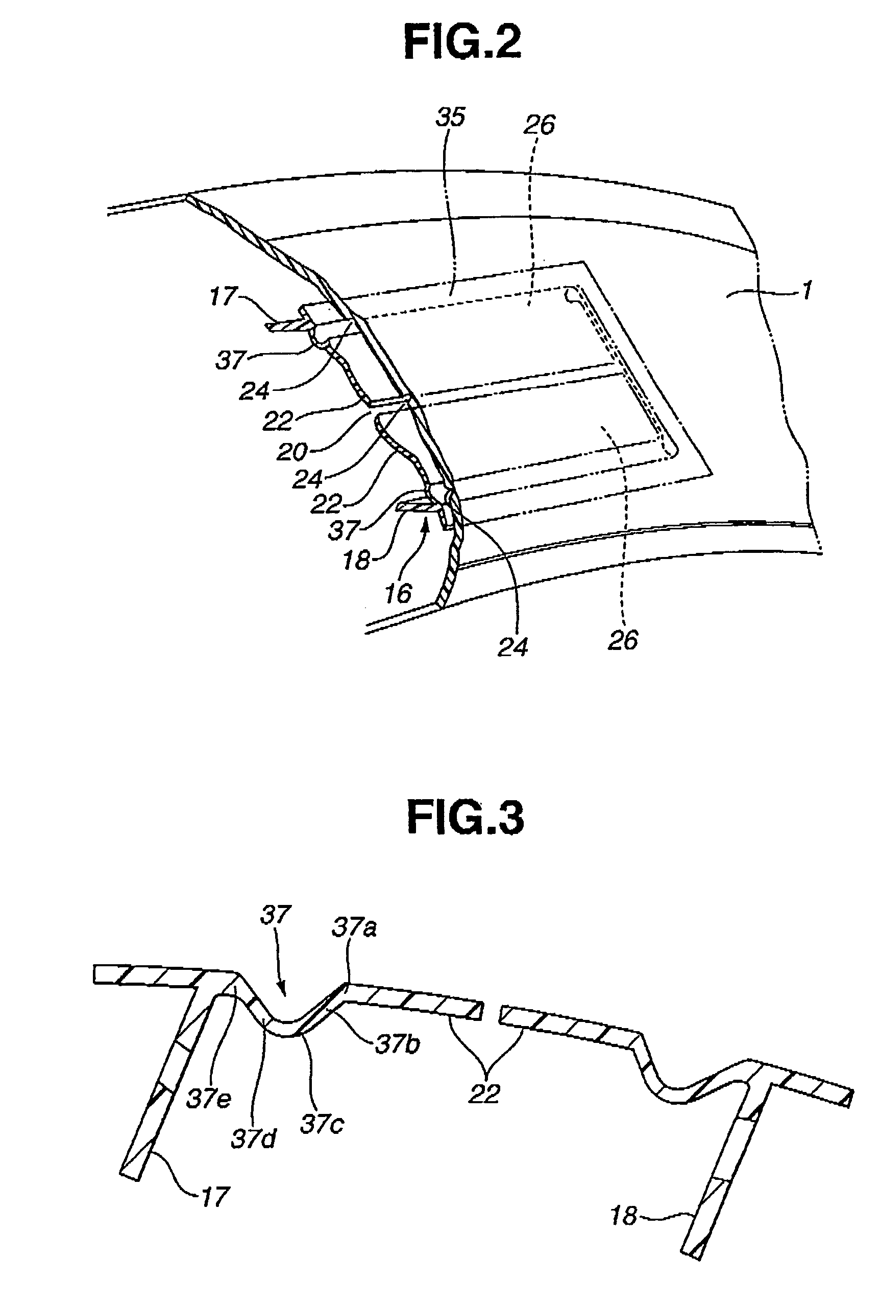 Cover body for air bag apparatus