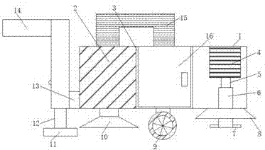 Mower capable of collecting chips