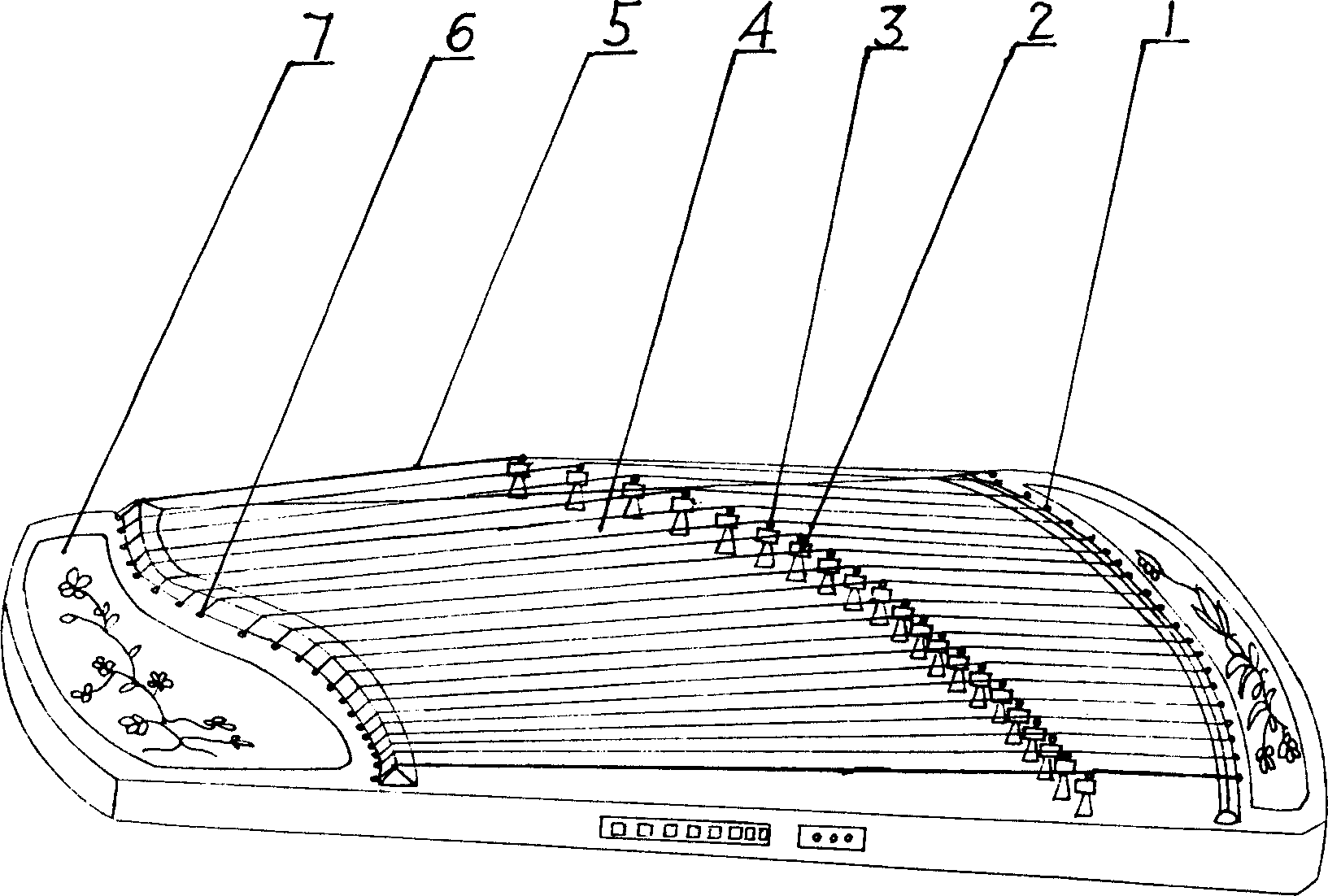 Inflexion zither