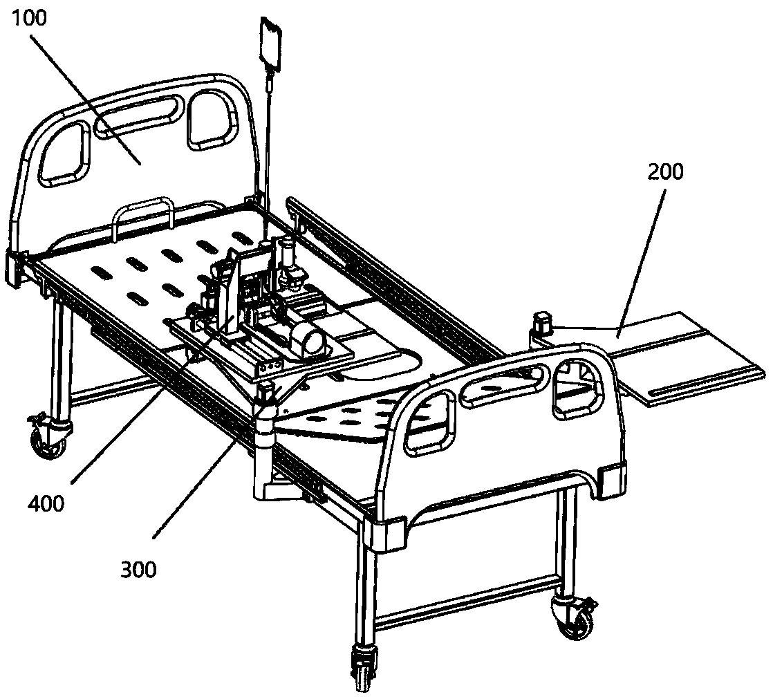 Automatic blood sampling and automatic transfusion nursing bed