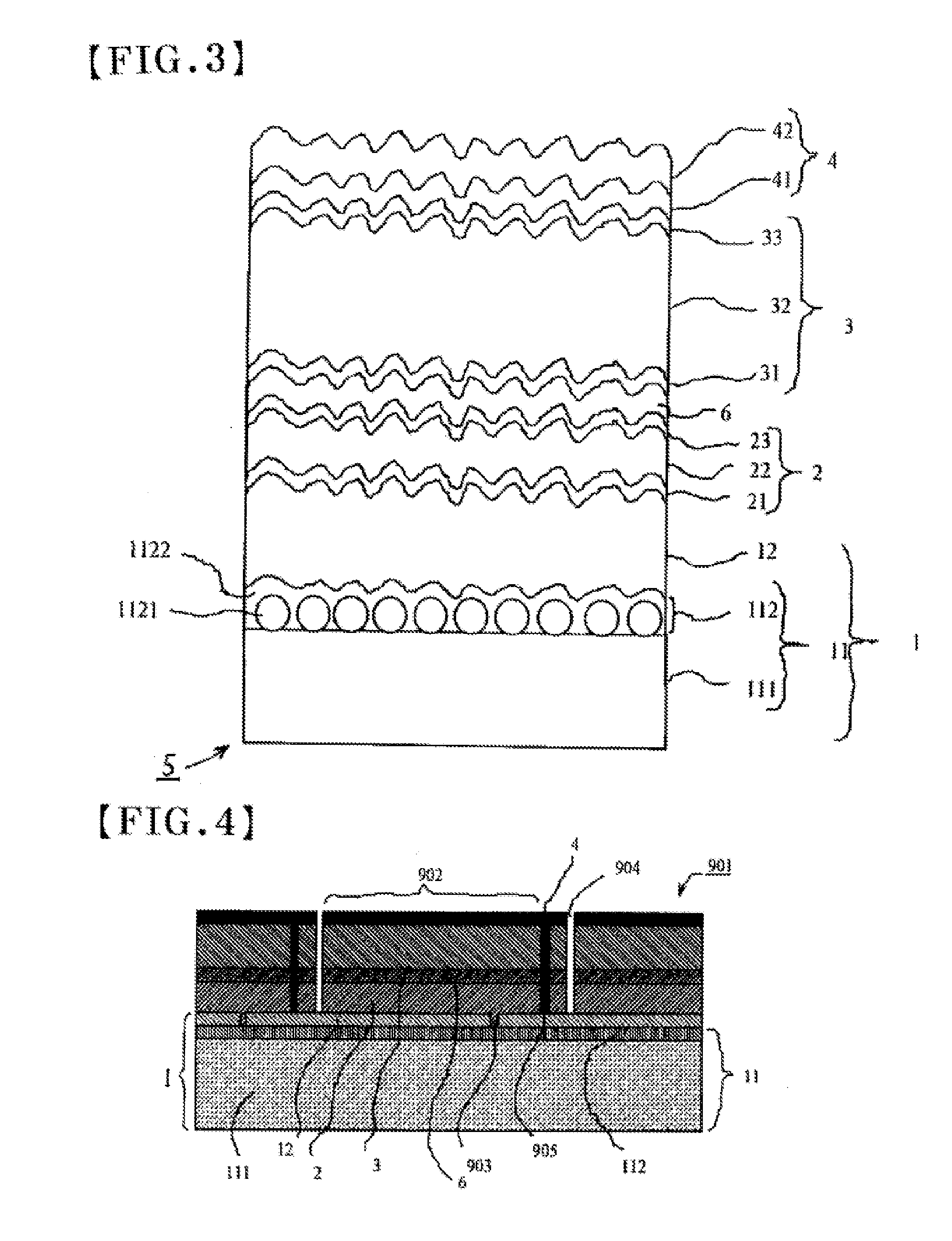 Substrate for thin-film photoelectric conversion device, thin-film photoelectric conversion device including the same, and method for producing substrate for thin-film photoelectric conversion device