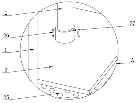 High-strength industrial waste residue treatment device with filtering function