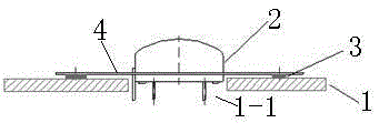 A magnetic head installation method and its structure