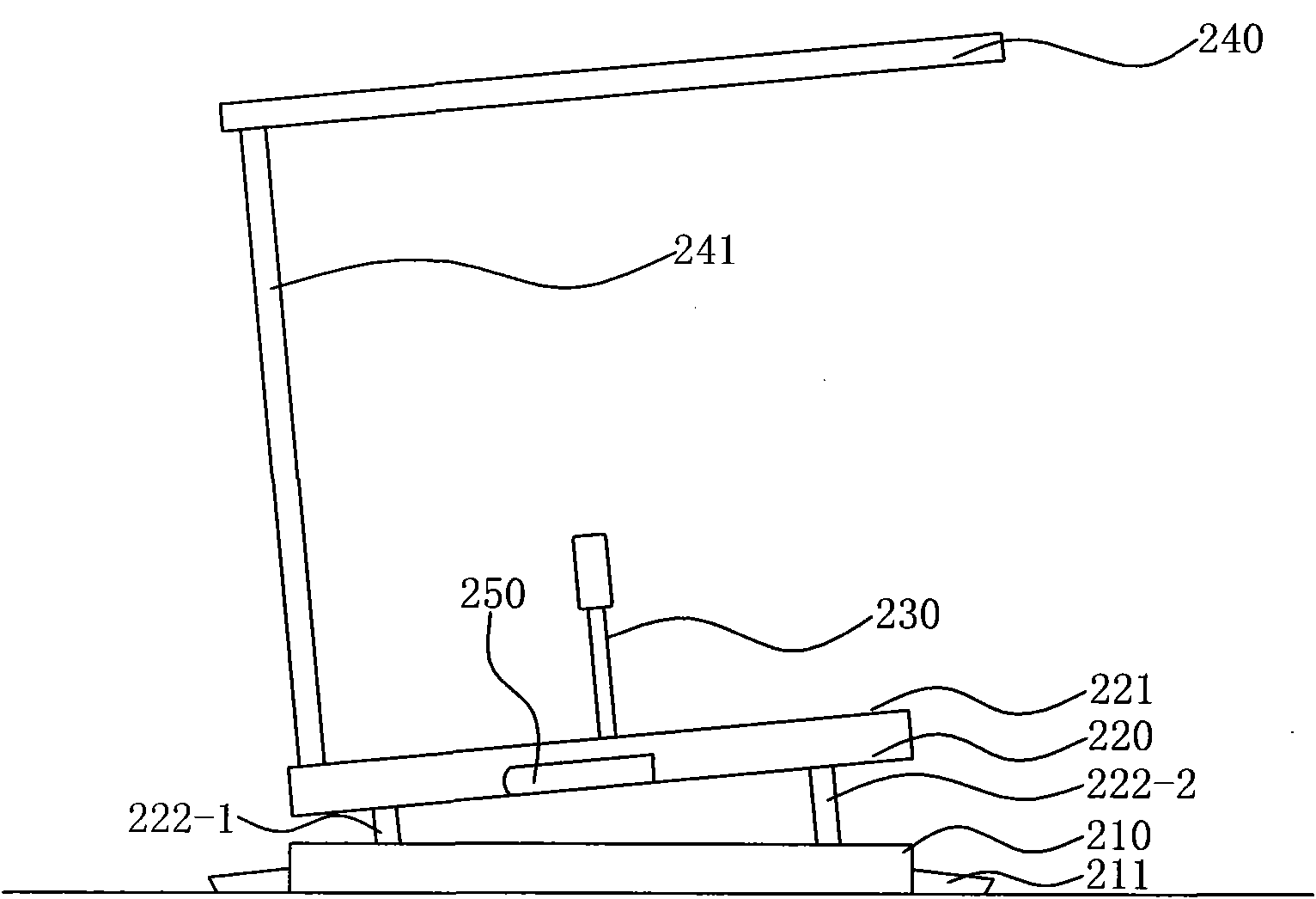 Incline body building device