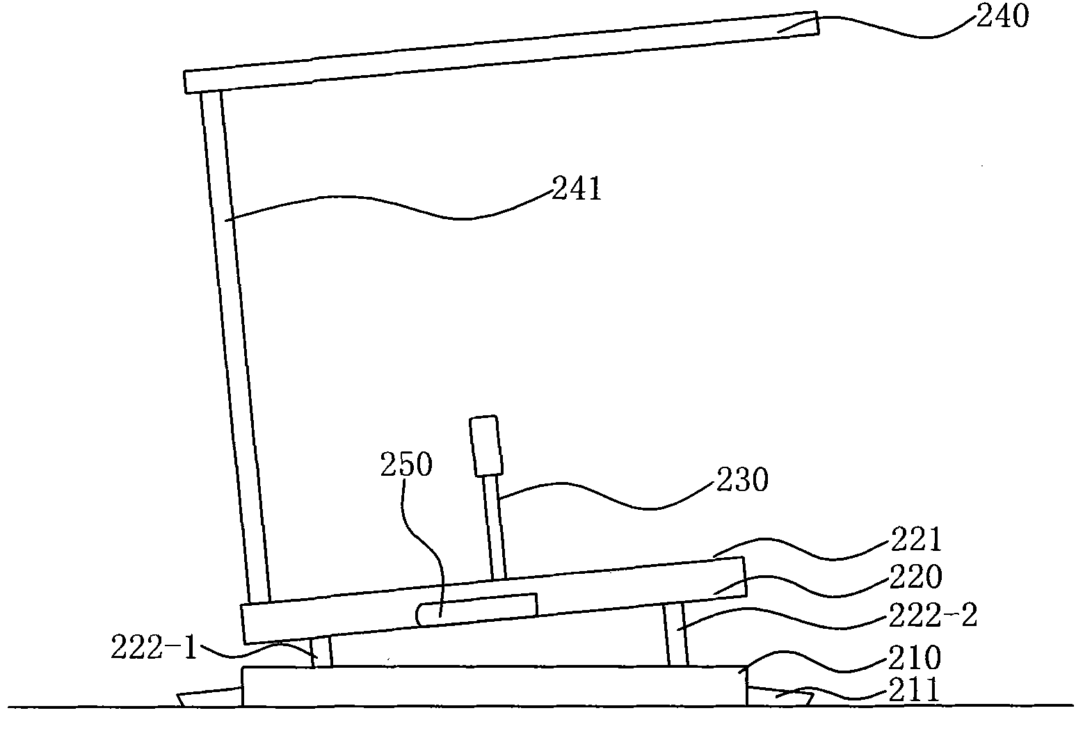 Incline body building device