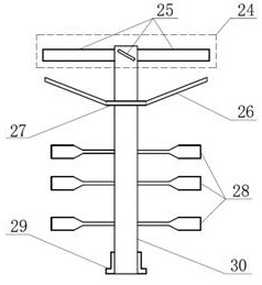 Flue gas dedusting and desulfurization tower, flue gas desulfurization and wastewater treatment method