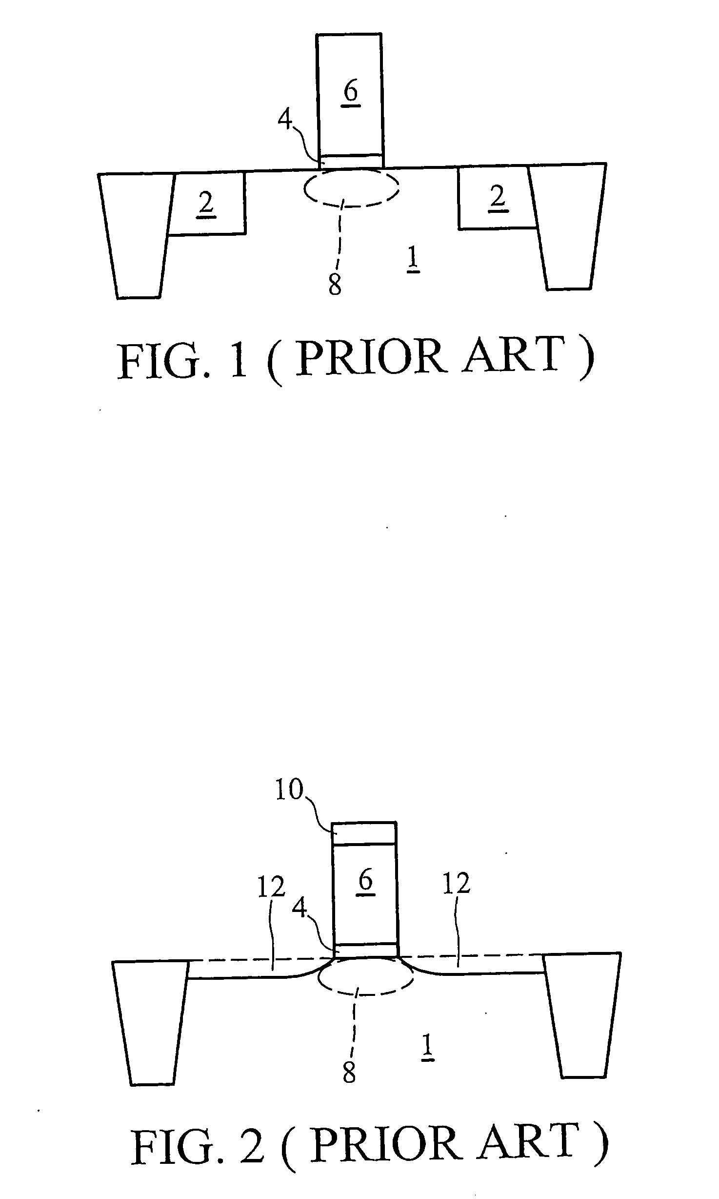 MOS devices with reduced recess on substrate surface