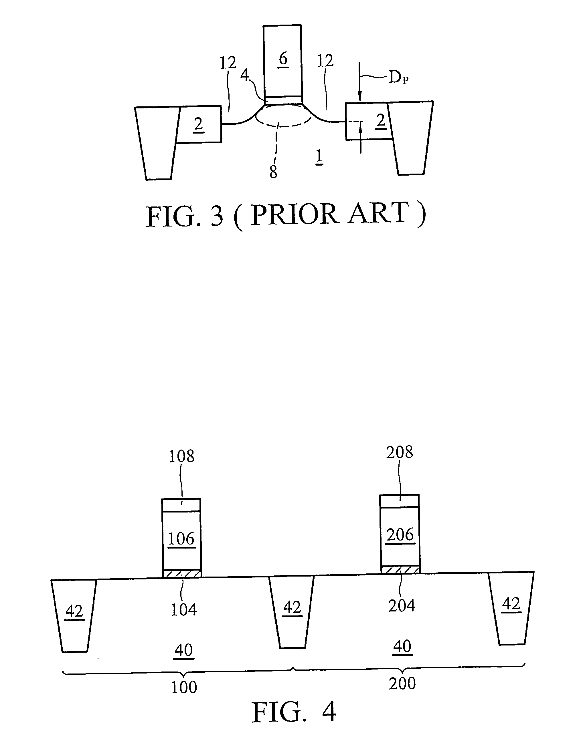 MOS devices with reduced recess on substrate surface