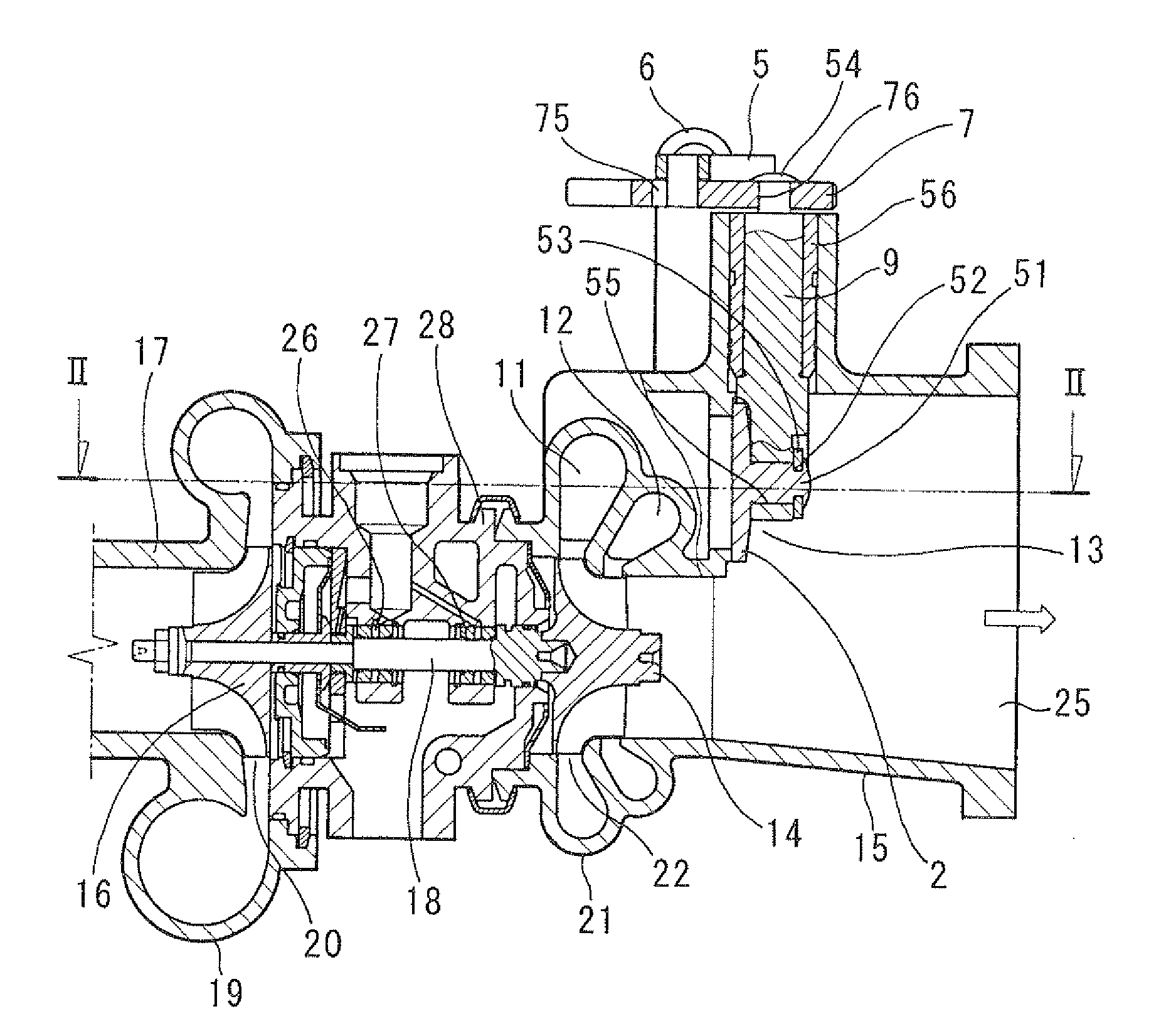 Exhaust gas control apparatus for engine