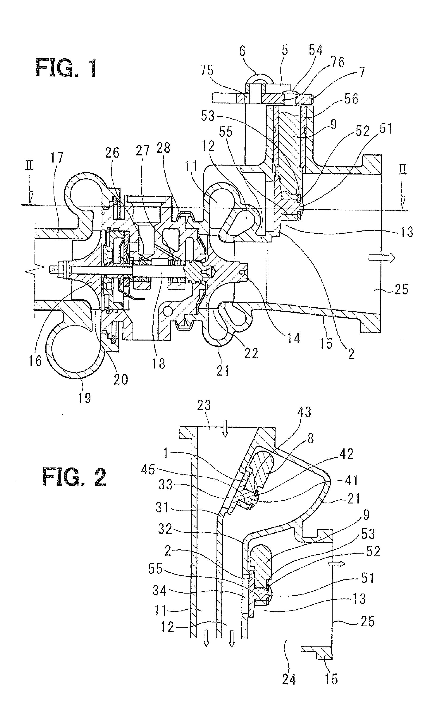 Exhaust gas control apparatus for engine