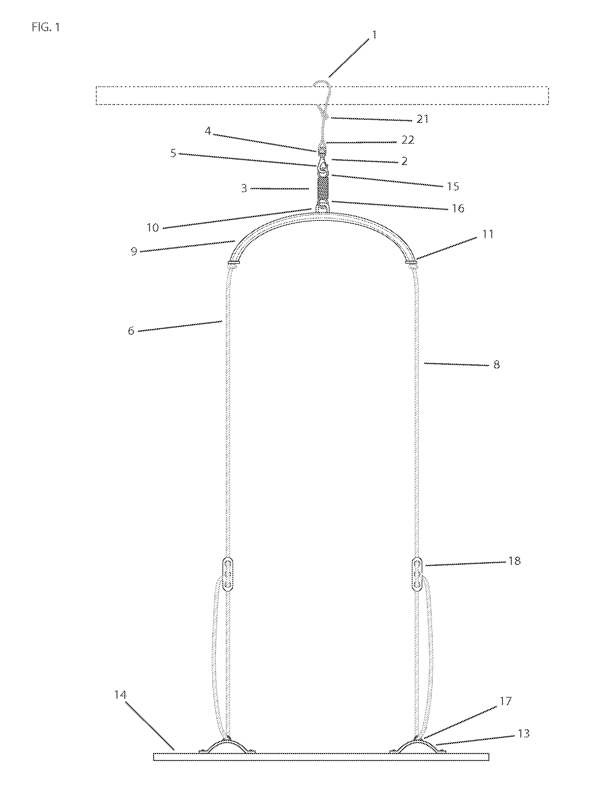 Stand up swing apparatus