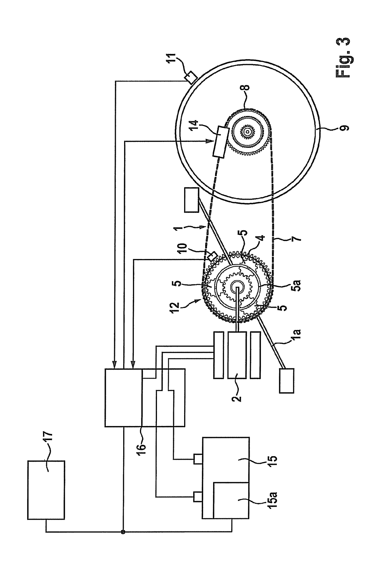 Hybrid drive for an electric bicycle