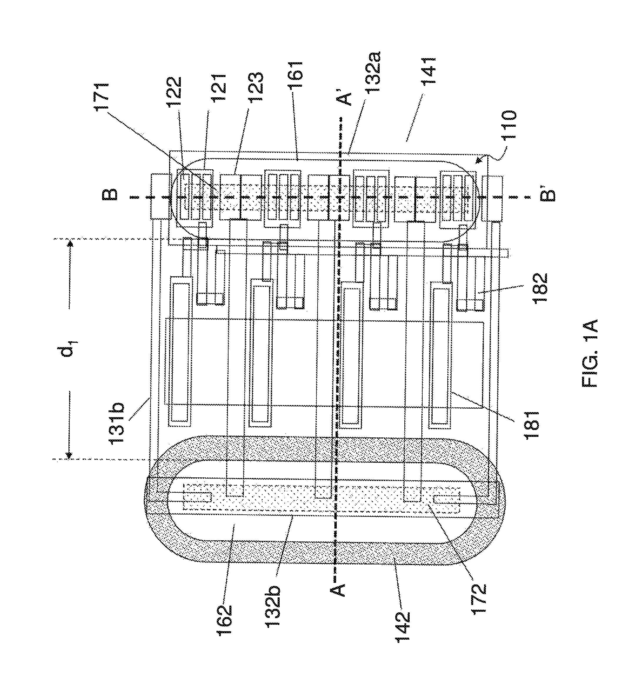 Layout structure of heterojunction bipolar transistors