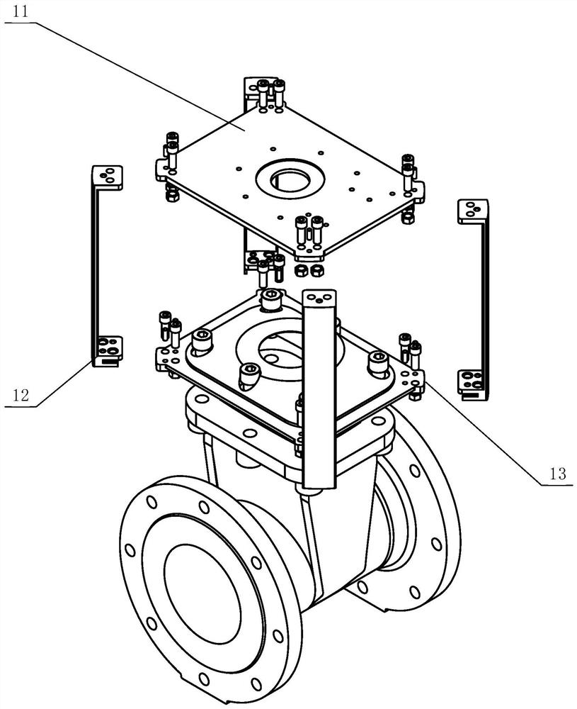 A low torque electric gas gate valve