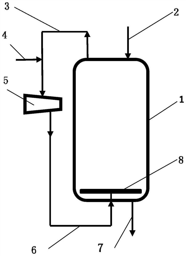 Device and process for preparing 1,1,1,3-tetrachloropropane