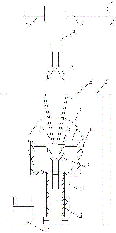 Chicken claw bone removal device