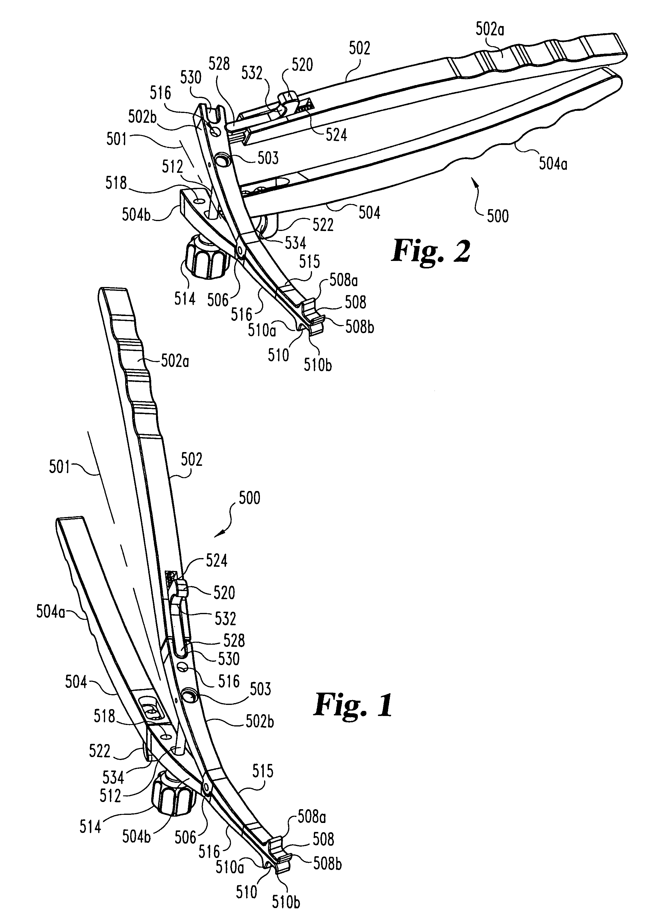 Devices and techniques for a posterior lateral disc space approach