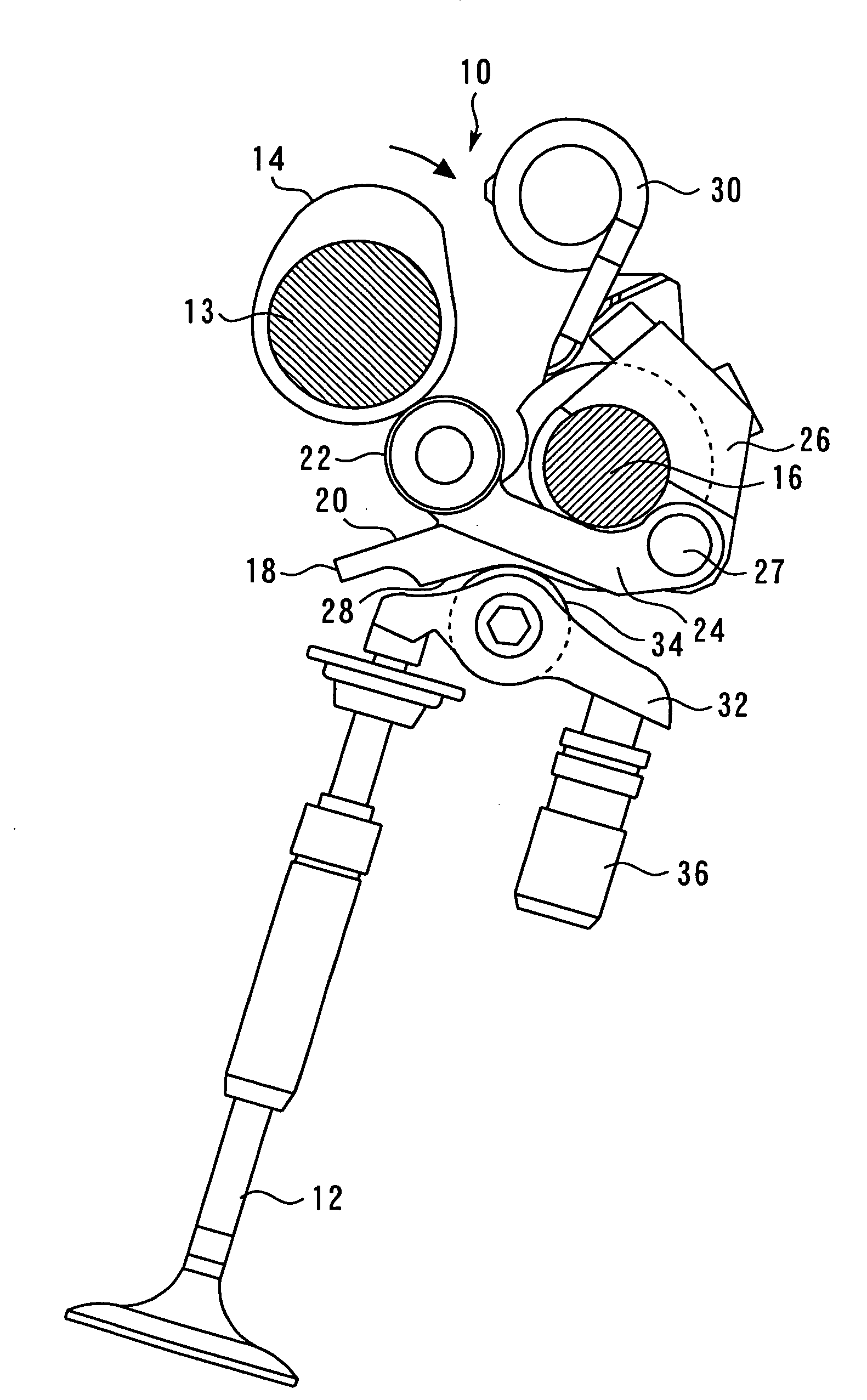 Variable valve mechanism