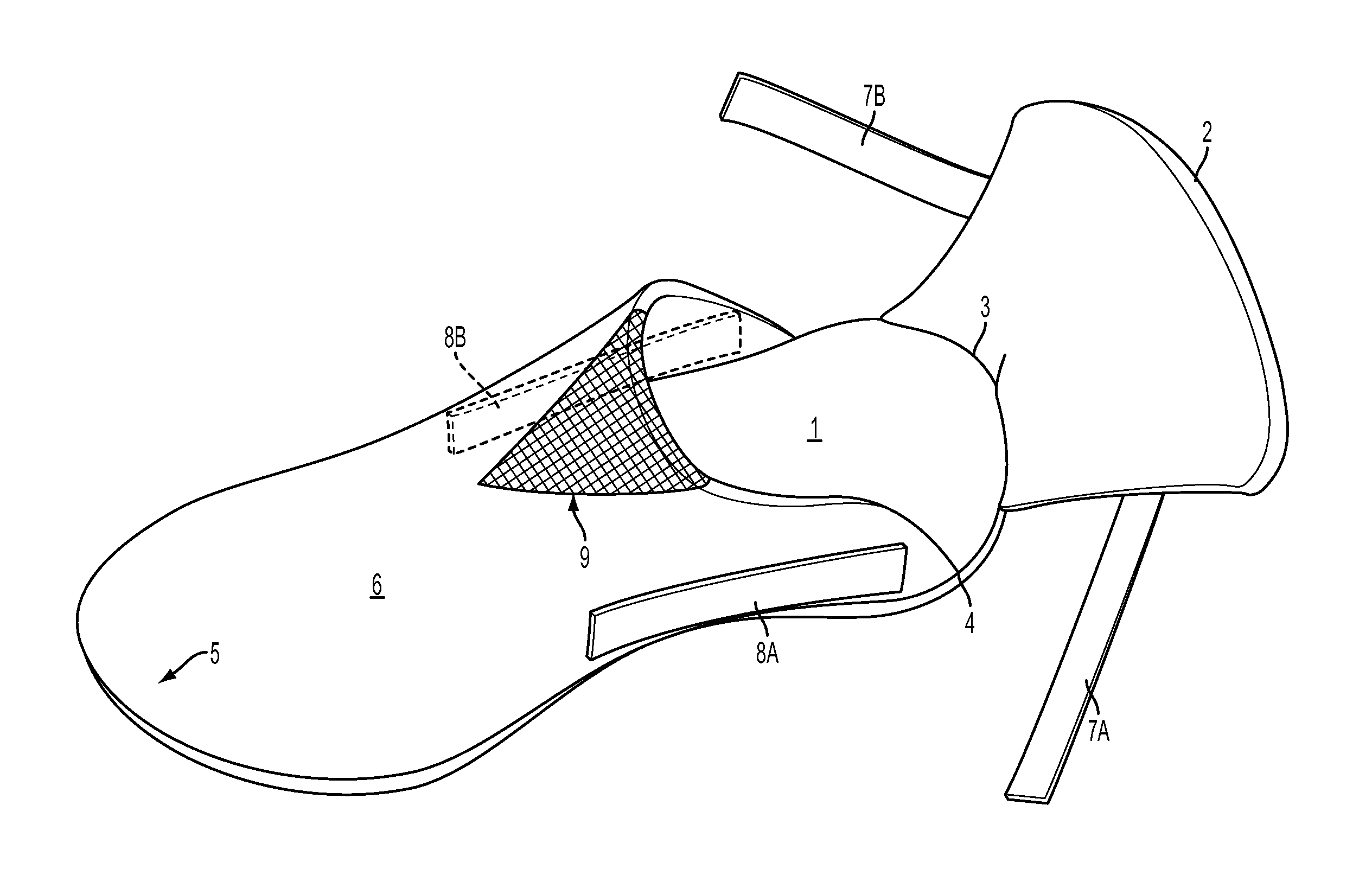 Fast transition running shoe