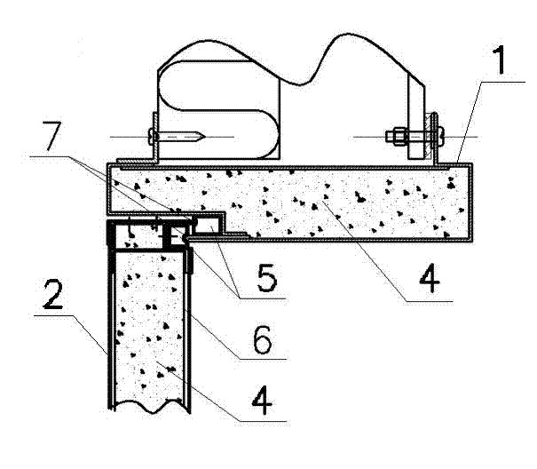 Sound insulation chock for ship