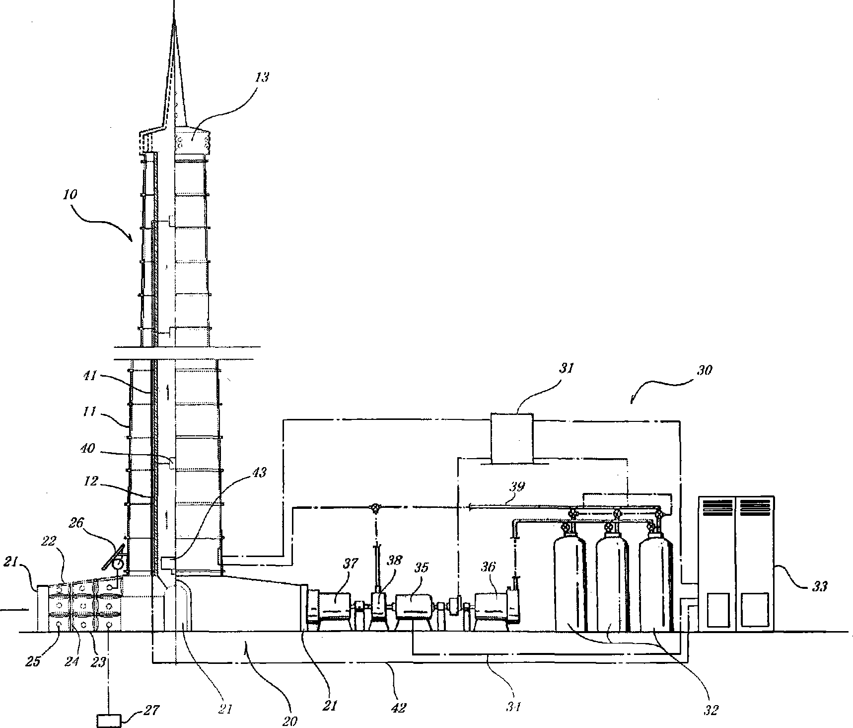 Wind driven generation device of comprehensive energy air channel well power generation station