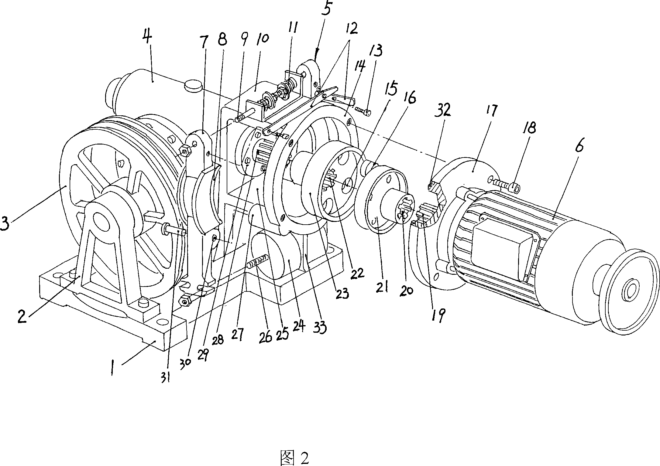 Drag for service elevator