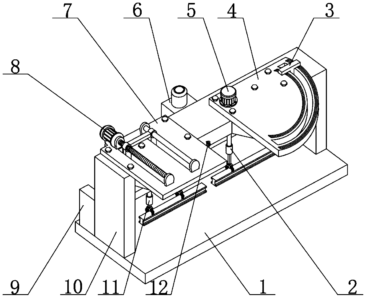 Preheating welding device for steel structure installation construction