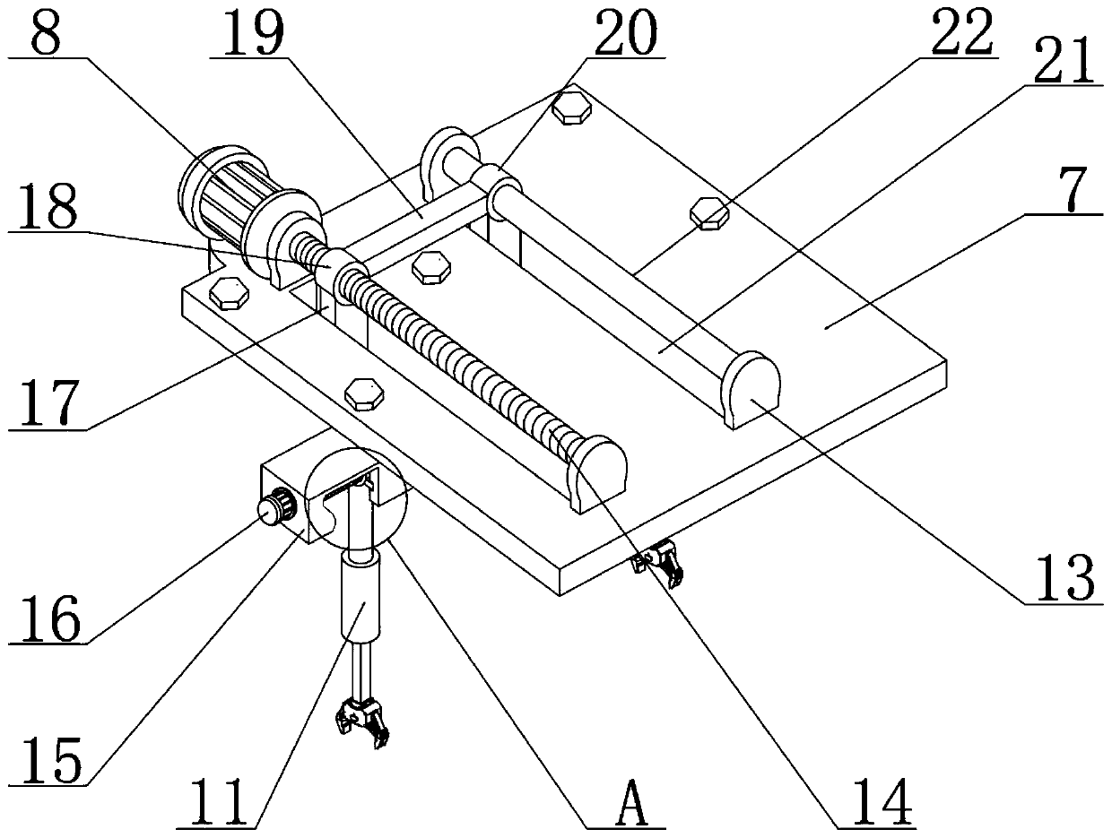 Preheating welding device for steel structure installation construction