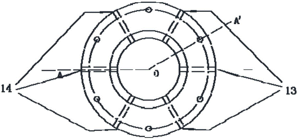 A test device for measuring frost heave force and frost heave amount of artificially frozen and thawed soil